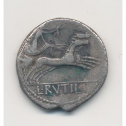République Romaine - Denier Rutilia - argent - TB 2