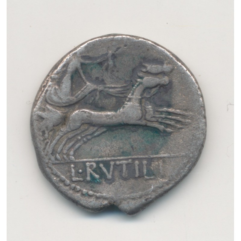République Romaine - Denier Rutilia - argent - TB