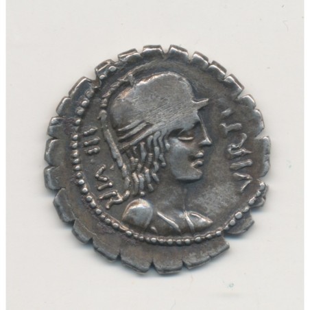 République Romaine - Denier Serratus aquilia - argent - TB+