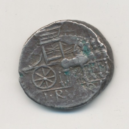 République Romaine - Denier Rubria - argent - TTB