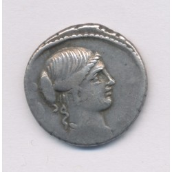 République Romaine - Denier Carisia - argent - TB