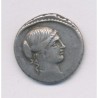République Romaine - Denier Carisia - argent - TB