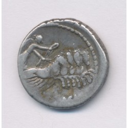 République Romaine - Denier Carisia - argent - TB 2