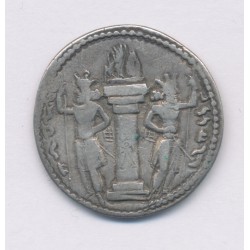 Royaume de Parthe - Drachme Sapor 1er - argent - TB 2