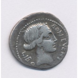 République Romaine - Denier Scribonia - argent - B+/TB