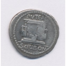 République Romaine - Denier Scribonia - argent - B+/TB 2