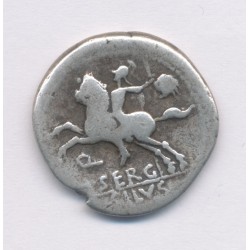 République Romaine - Denier Sergia - argent - B 2