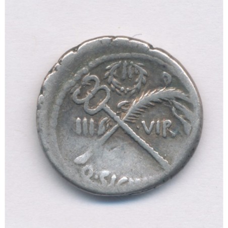 République Romaine - Denier Sicinia - argent - TB