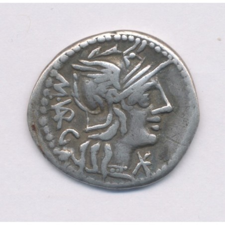 République Romaine - Denier Vargunteia - argent - TB