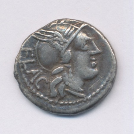 République Romaine - Denier Rutilia - argent - TB+