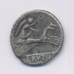 République Romaine - Denier Rutilia - argent - TB+ 2