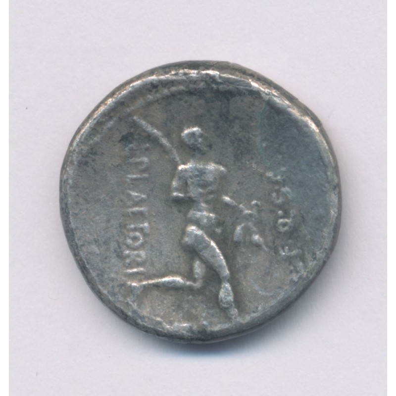 République Romaine - Denier Plaetoria - argent - TTB