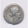 République Romaine - Denier Plautia - argent - TB