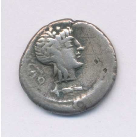 République Romaine - Denier Porcia - argent - TB/TB+