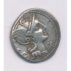 République Romaine - Denier Porcia - argent - TB+