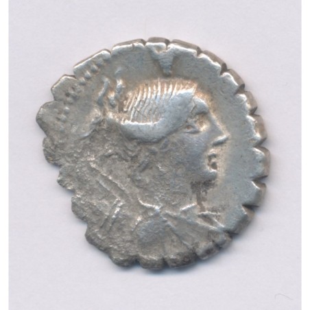 République Romaine - Denier Postumia serratus - argent - B+/TB