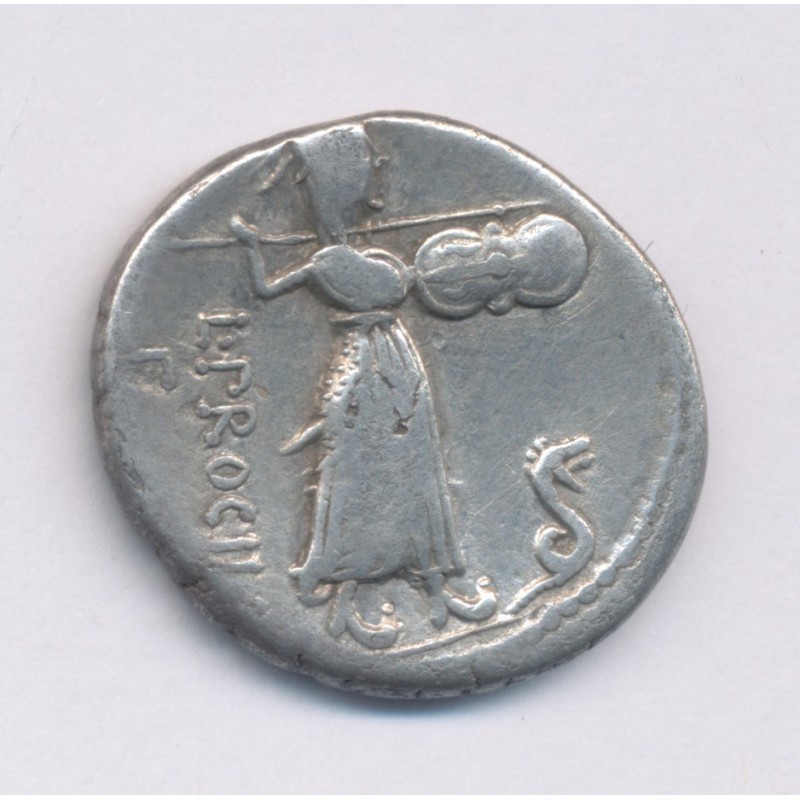 République Romaine - Denier Procilia - argent - TB/TB+
