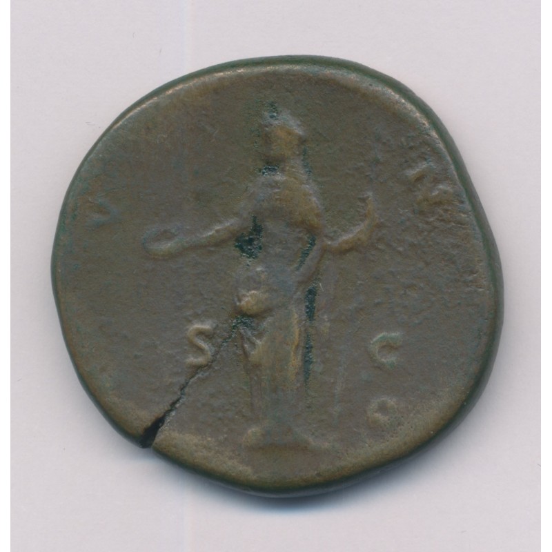 Faustine mère - Sesterce - bronze - B/B+