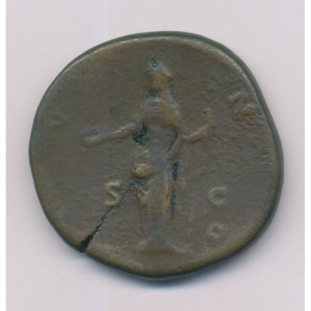Faustine mère - Sesterce - bronze - B/B+