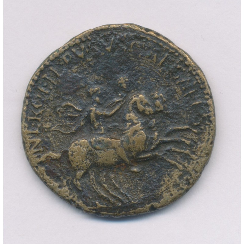 Néron et Drusus César - Dupondius - bronze - B+/TB