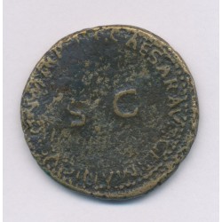 Néron et Drusus César - Dupondius - bronze - B+/TB 2