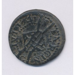 Espagne - Double sol 1598 Perpignan - Philippe II - TB