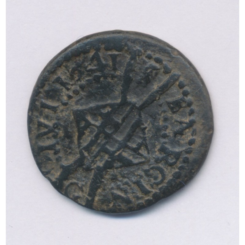 Espagne - Double sol 1598 Perpignan - Philippe II - TB