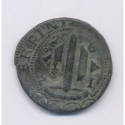 Espagne - Sizain 1641 barcelone - Principauté Catalogne - bronze - TB+ 2