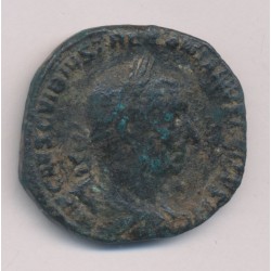 Trébonien galle - Sesterce - bronze - B/TB