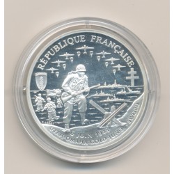 1 Franc - 50e anniversaire du débarquement allié - 1993 - argent belle épreuve 2
