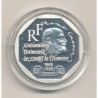 100 Francs Droits de l'homme 1998 - avec certificat - argent BE - FDC