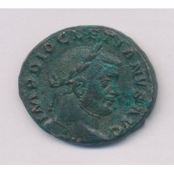 Dioclétien - Follis frappé à Trèves - bronze - TB+