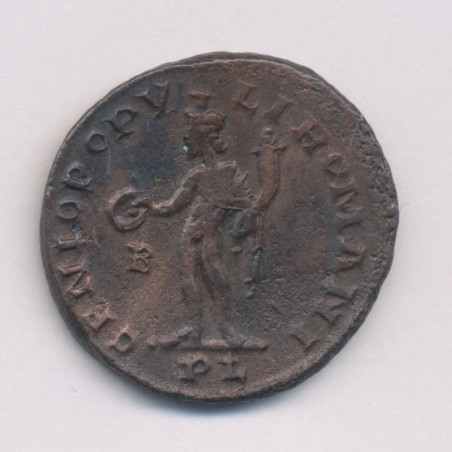 Maximien Hercule - Follis Frappé à Lyon - bronze - TB