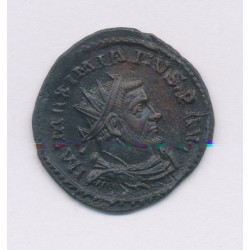 Maximien Hercule - Follis Aurelianus Lyon - bronze - TTB