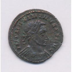 Maximin II Daia - Quart de Follis Frappé à Lyon - bronze - TB