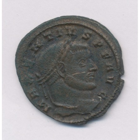 Maxence - Follis Frappé à Ticinium - bronze - TB