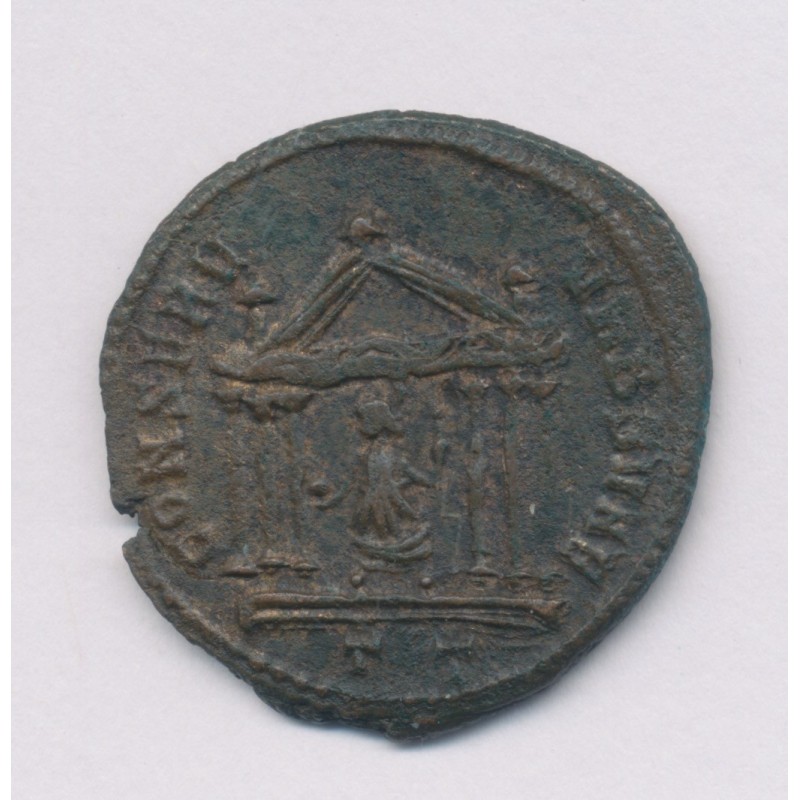 Maxence - Follis Frappé à Ticinium - bronze - TB