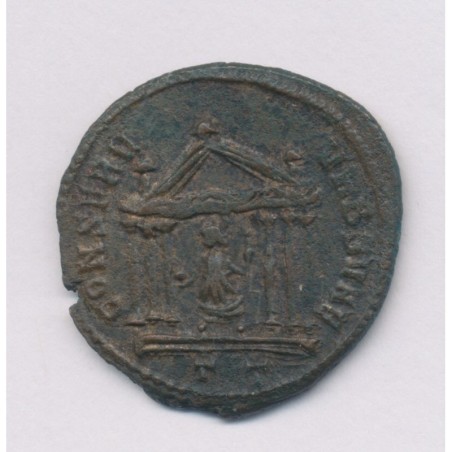 Maxence - Follis Frappé à Ticinium - bronze - TB