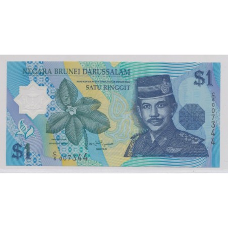 Brunei - 1 Dollar polymere - Neuf