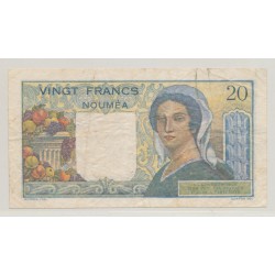 20 Francs Noumea - type 1951 - Nouvelle-Calédonie - TB/TTB 2