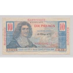 Martinique - 10 Francs colbert - ND 1946 - TB+