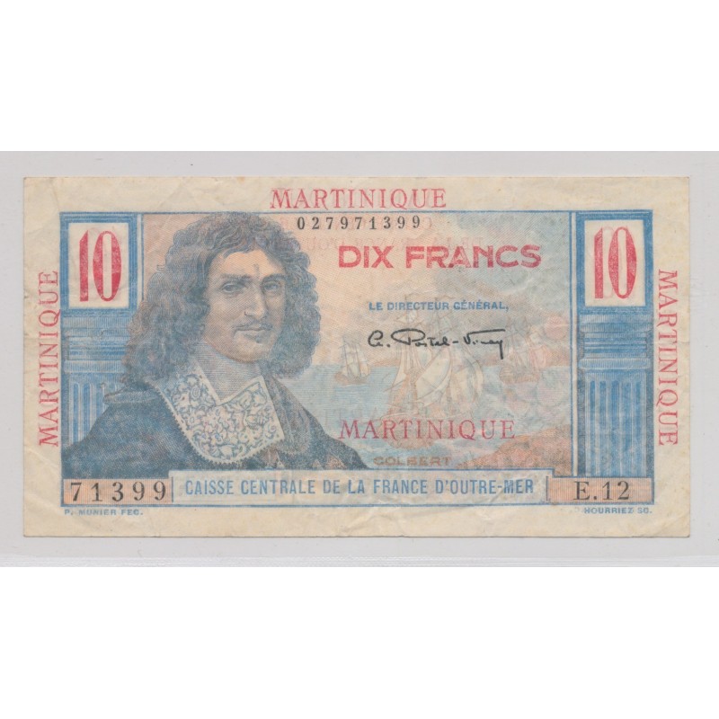 Martinique - 10 Francs colbert - ND 1946 - TB+