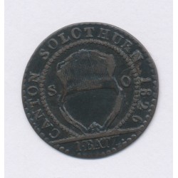 Suisse - 1 batzen 1826 - Canton de Soleure - billon - SUP
