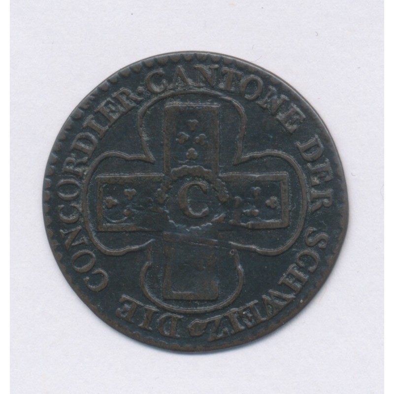 Suisse - 1 batzen 1826 - Canton de Soleure - billon - SUP