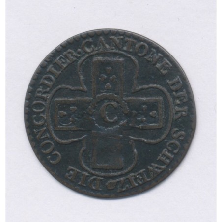 Suisse - 1 batzen 1826 - Canton de Soleure - billon - SUP