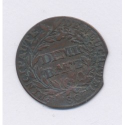 Suisse - 1/2 Batzen 1807 - Neuchatel - billon - TB