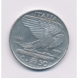 Italie - 50 Centesimi - 1940 R Rome - SUP