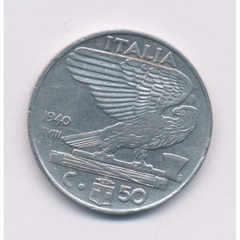 Italie - 50 Centesimi - 1940 R Rome - SUP