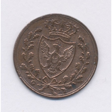 Italie - 1 Centesimo - 1826 - Royaume Sardaigne - cuivre - TTB+