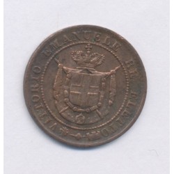 Italie - 1 centesimo - 1859 Birmingham - Vittorio Emmanuel - Toscane - cuivre - TTB 2